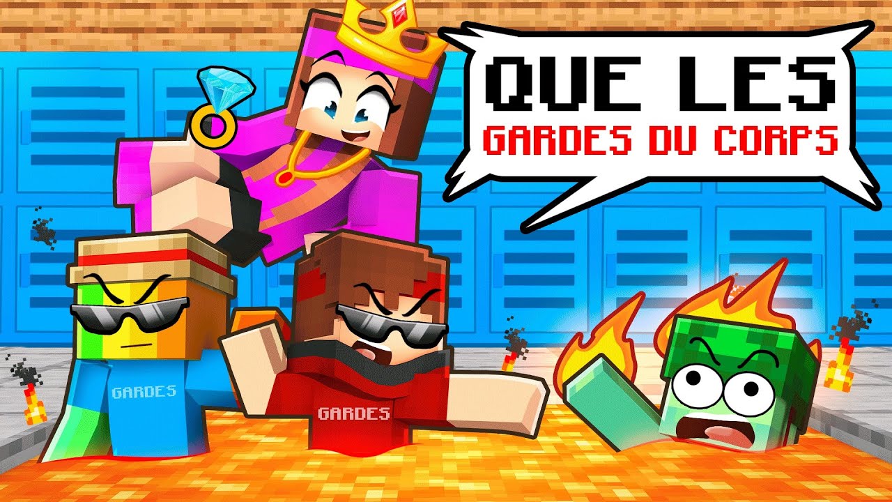 INTÉGRER une École réservée aux GARDES du CORPS sur Minecraft !