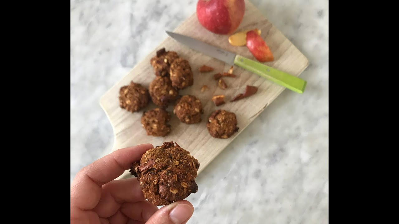 Biscotti vegani alle bucce di mela (senza zucchero)