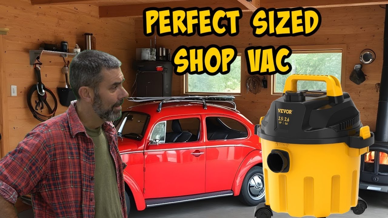 Vevor 2.5 Gallon Wet Dry Shop Vac. Perfect for cleaning up customer cars as well as the shop.