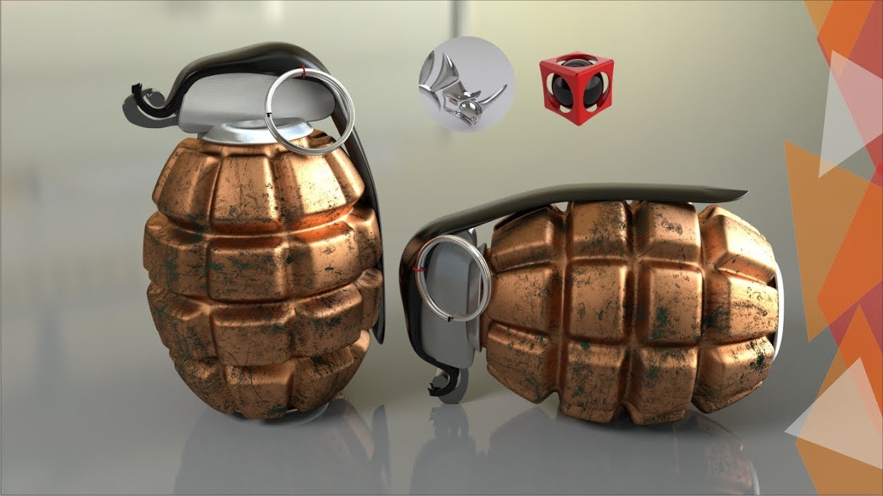 Grenade - Rhinoceros 3D Speed Modeling