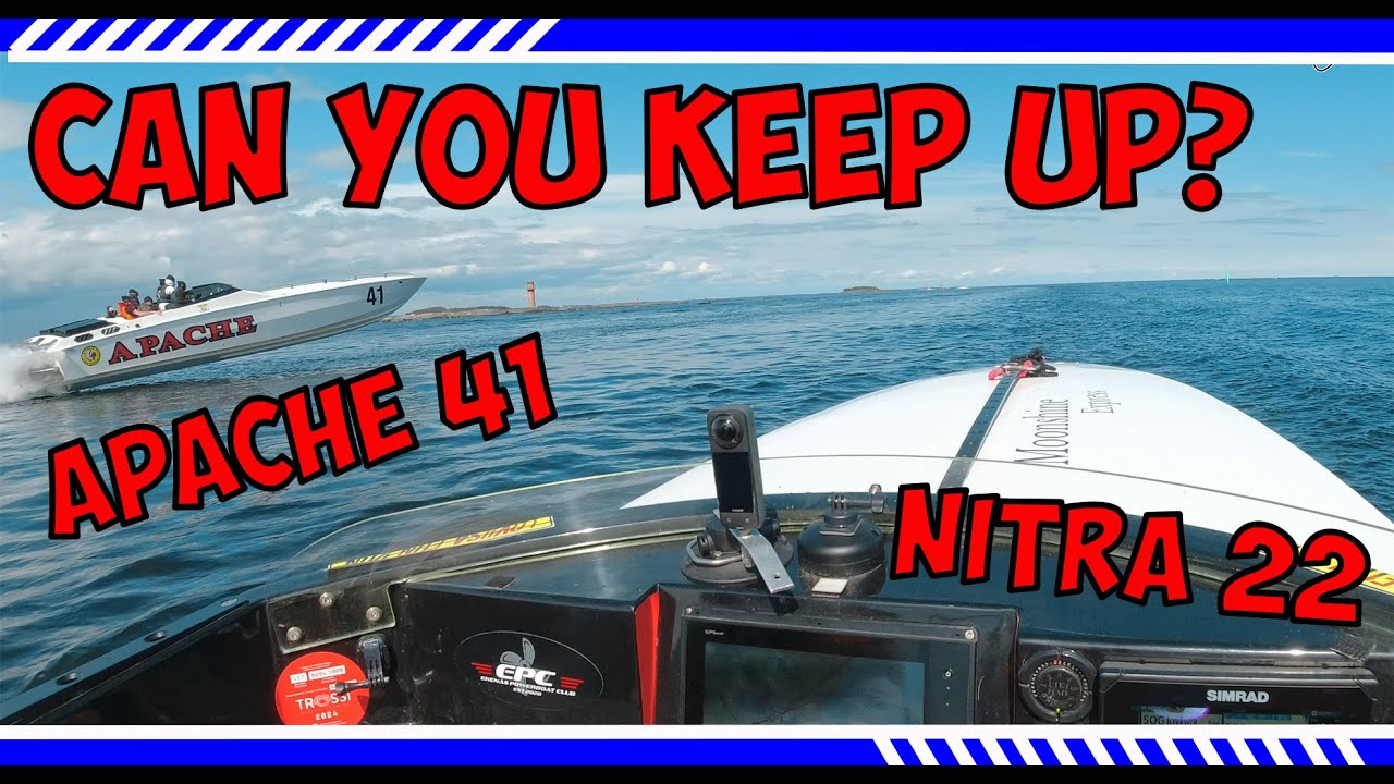 Driving against Offshore Racing Legends | Apache 41 | Nitra 22 | Loviisa FunRun 24' | Blower motor |