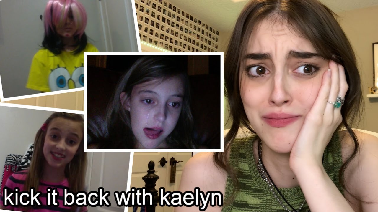 Reacting to My Old Videos | Kick it Back with Kaelyn