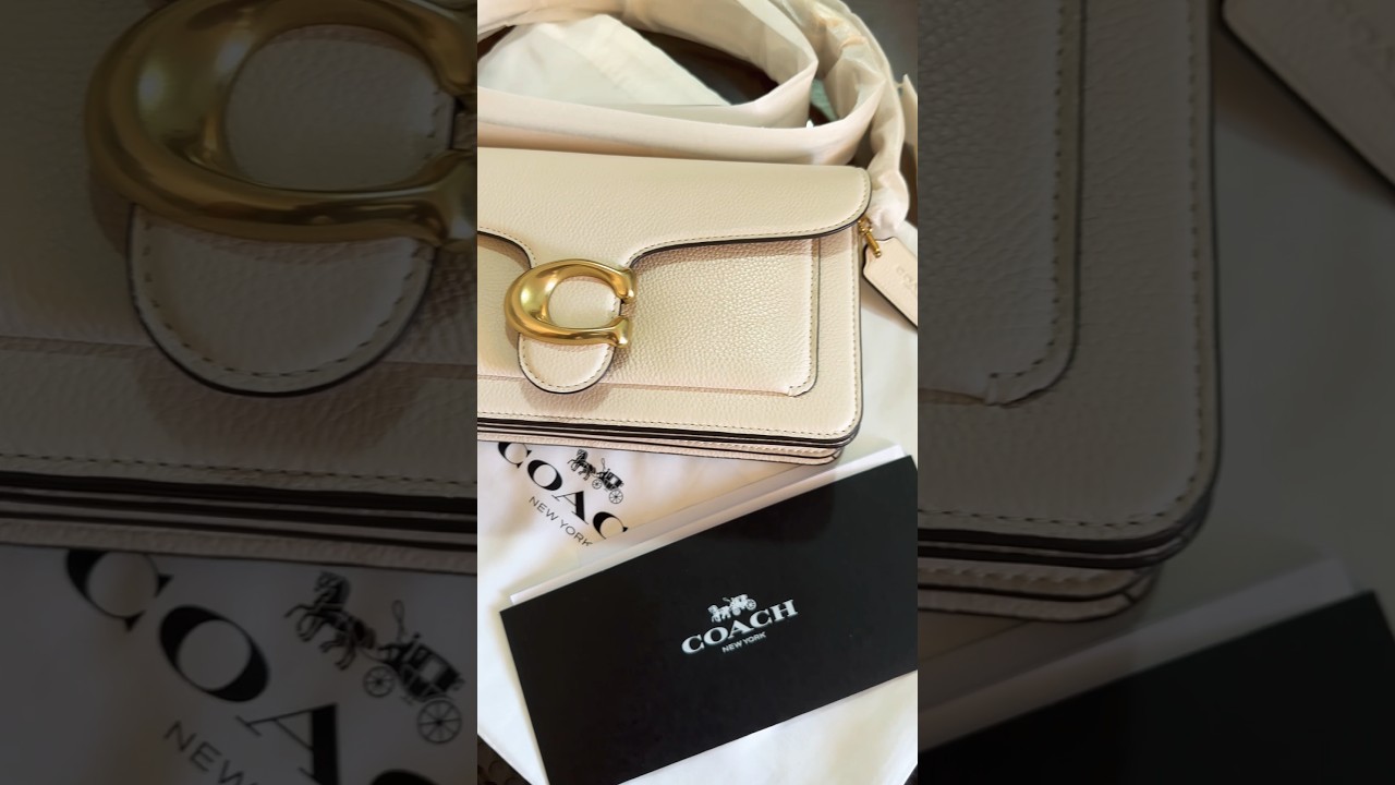 COACH Tabby 26 Chalk shoulder bag 😉#coach #tabby26 #coachtabby #luxury #womenbag #bolso