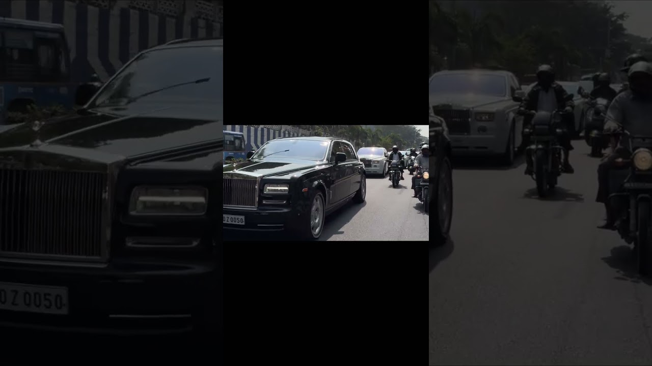India’s first-ever Rolls-Royce ride caught live on the streets of Bengaluru 🇮🇳  #india #bengaluru 