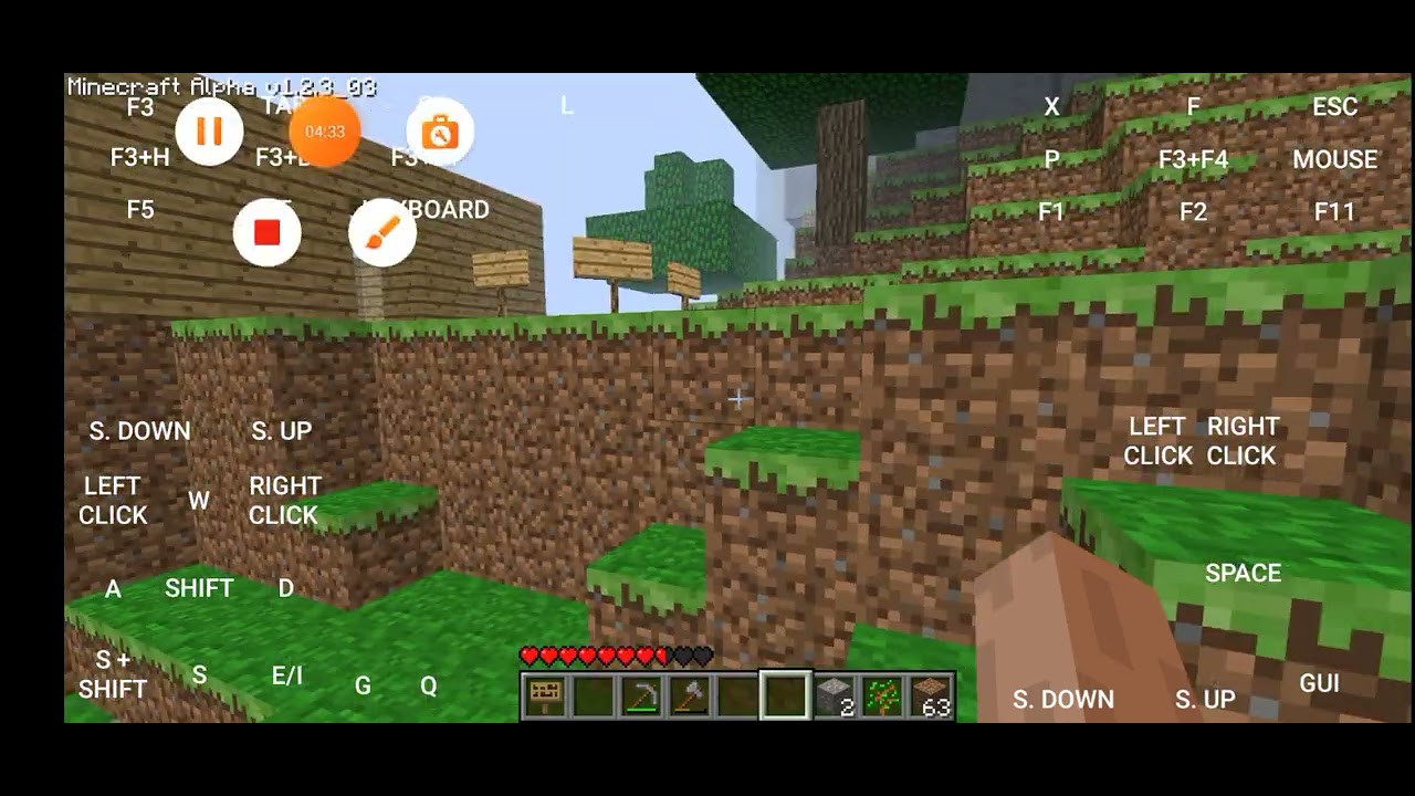 Minecraft alpha 1.2.3_03 reload final часть 2