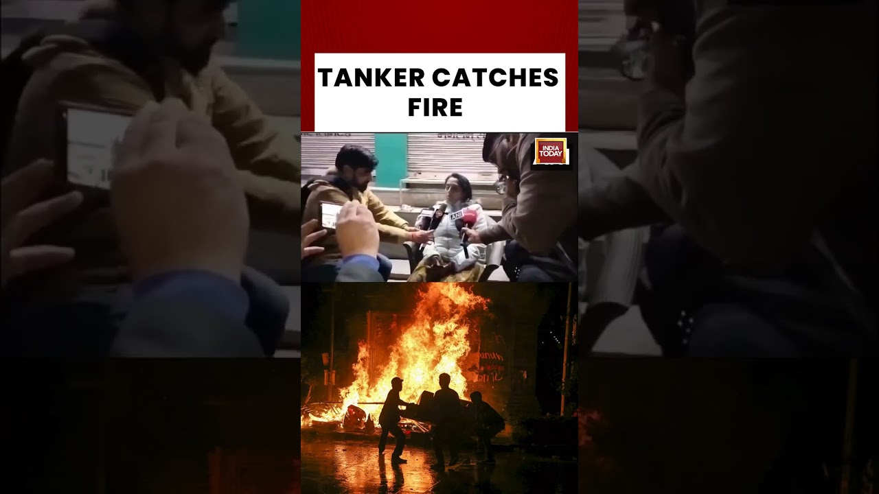Kotputli, Rajasthan: Gas Tanker Fire Following Collision |Collector Priyanka Goswami | No Casualties