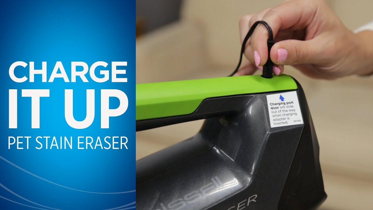 How do I charge my Pet Stain Eraser™?