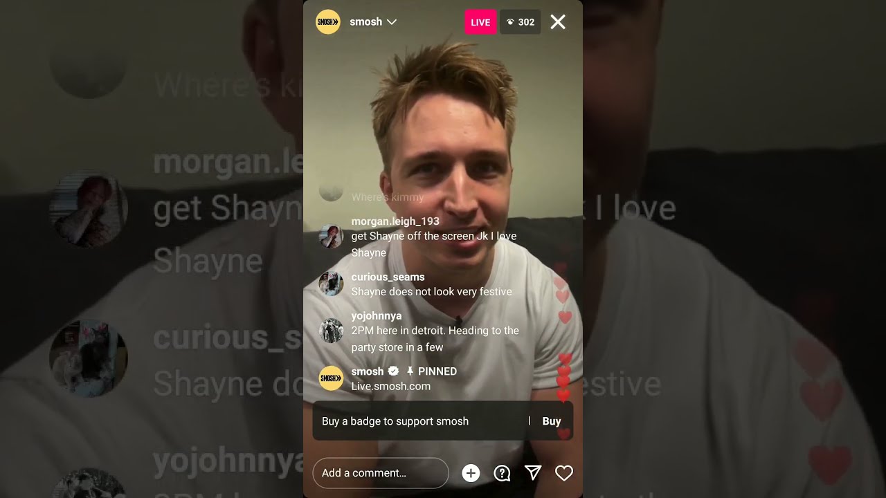 Smosh Instagram Live 12/15/22 - Getting ready for UTM