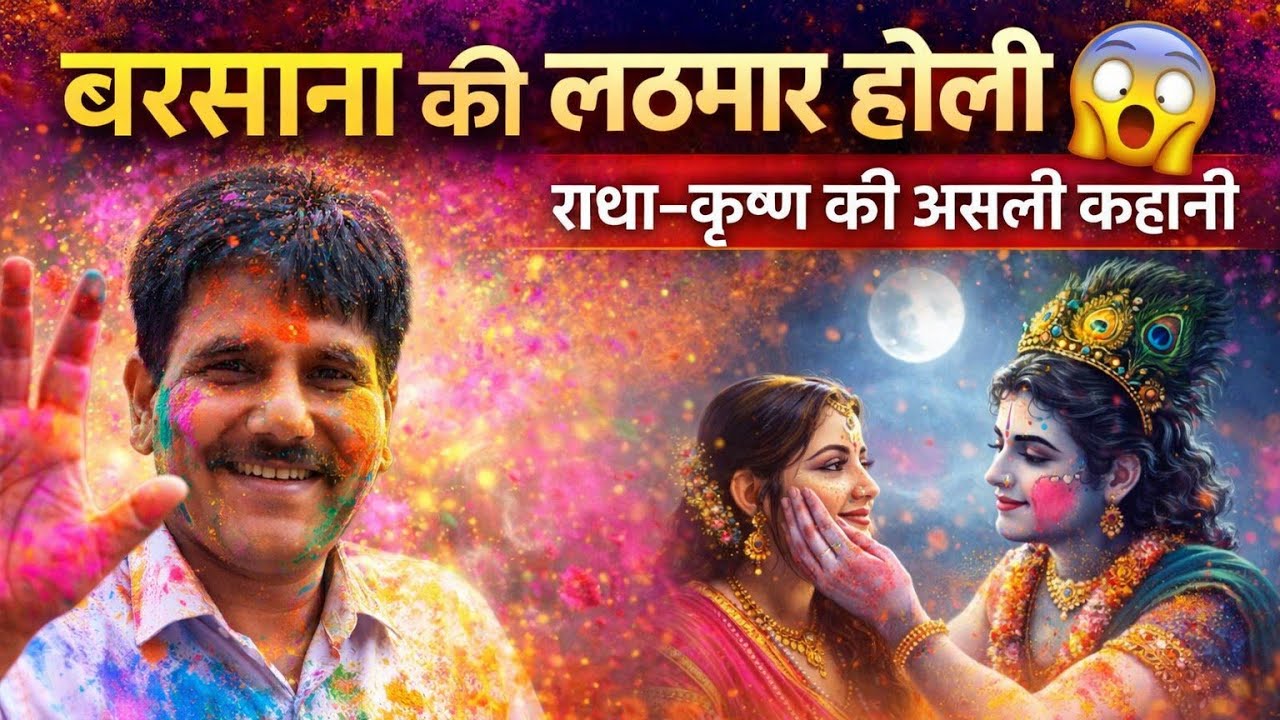 बरसाना की लठमार होली 😱 | राधा–कृष्ण की असली कहानी | NSD DIKSHA 