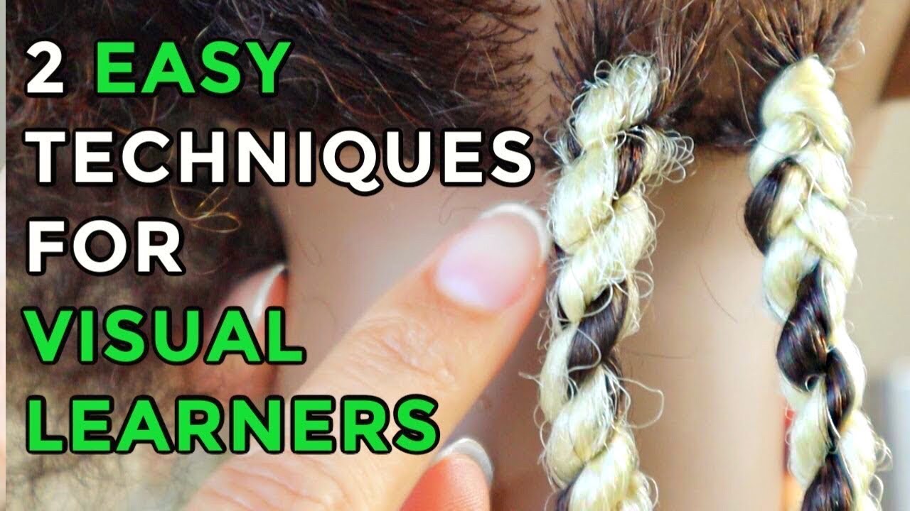 How to do Kinky Twists for VISUAL LEARNERS!