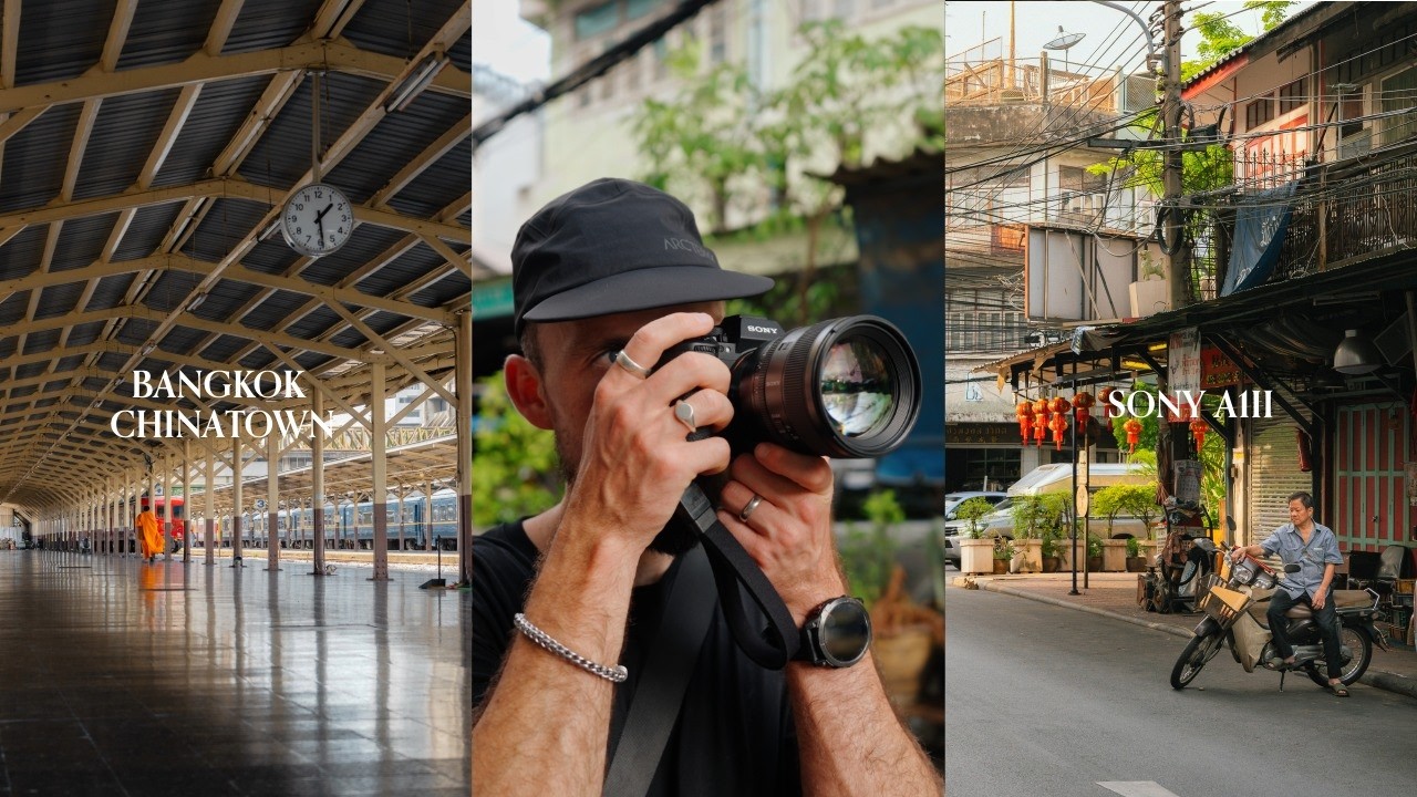 Уличная фотография в китайском квартале Бангкока с Sony A1 II