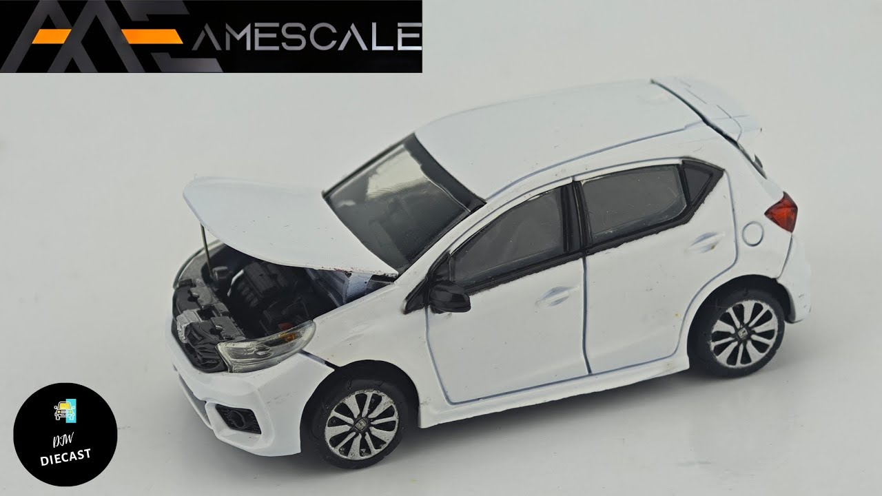 Honda Brio RS by AMEscale 1/64 MADE IN INDONESIA | UNBOXING and REVIEW