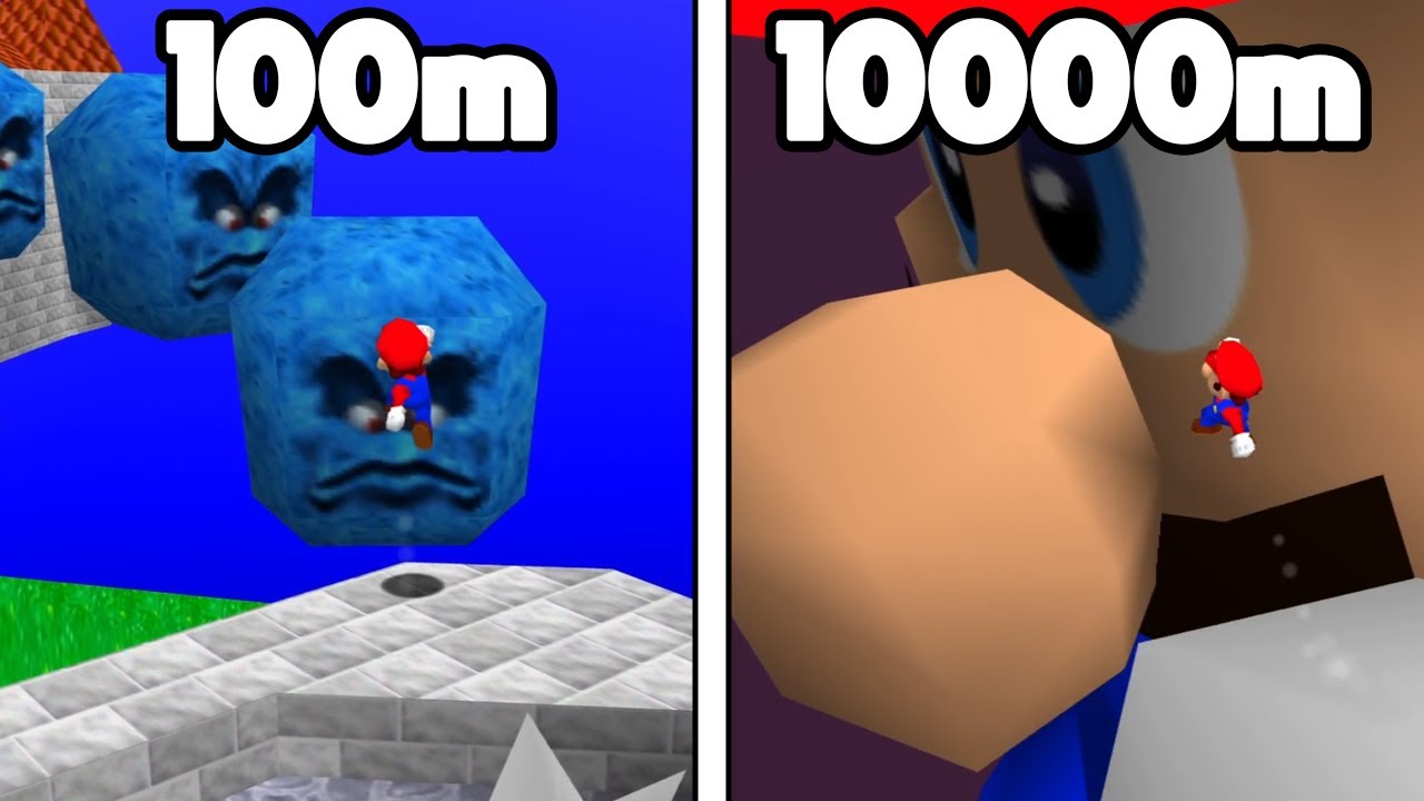 Je ne dois pas TOMBER dans SUPER MARIO 64 ONLY UP !