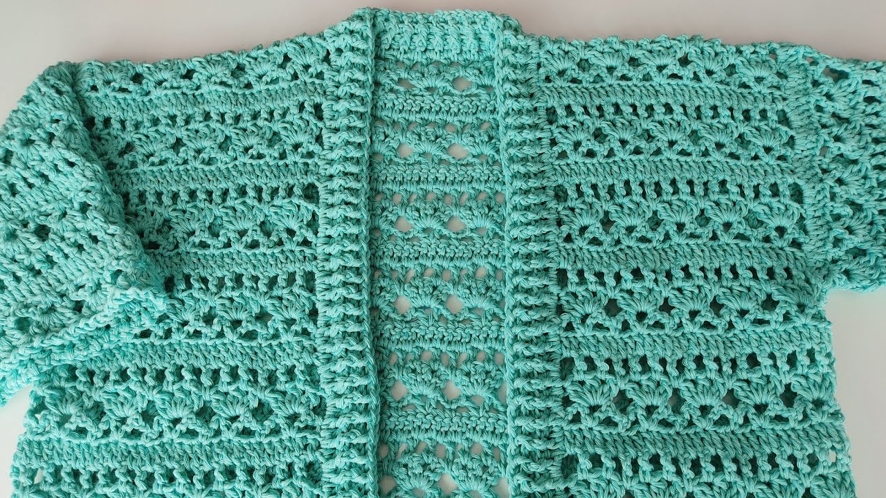 Mevsimlik Tığ İşi Örgü Hırka Yapımı 🍀 #crochet #knitting #tığişi #örgü #handmade #diy #model