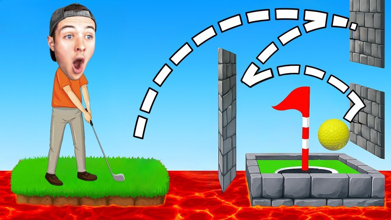 Hitting IMPOSSIBLE TRICKSHOTS for 30 MINUTES Straight! (Golf It)