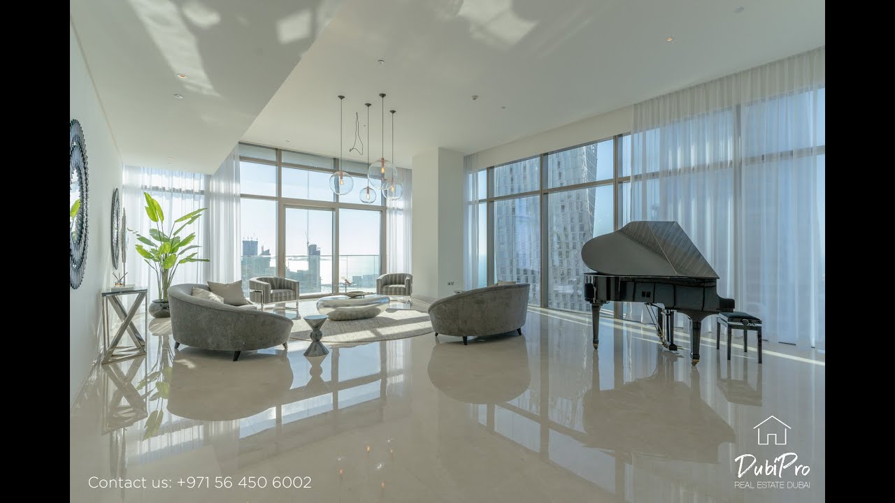 Marina Gate 4 bed penthouse with Palm Jumeirah view