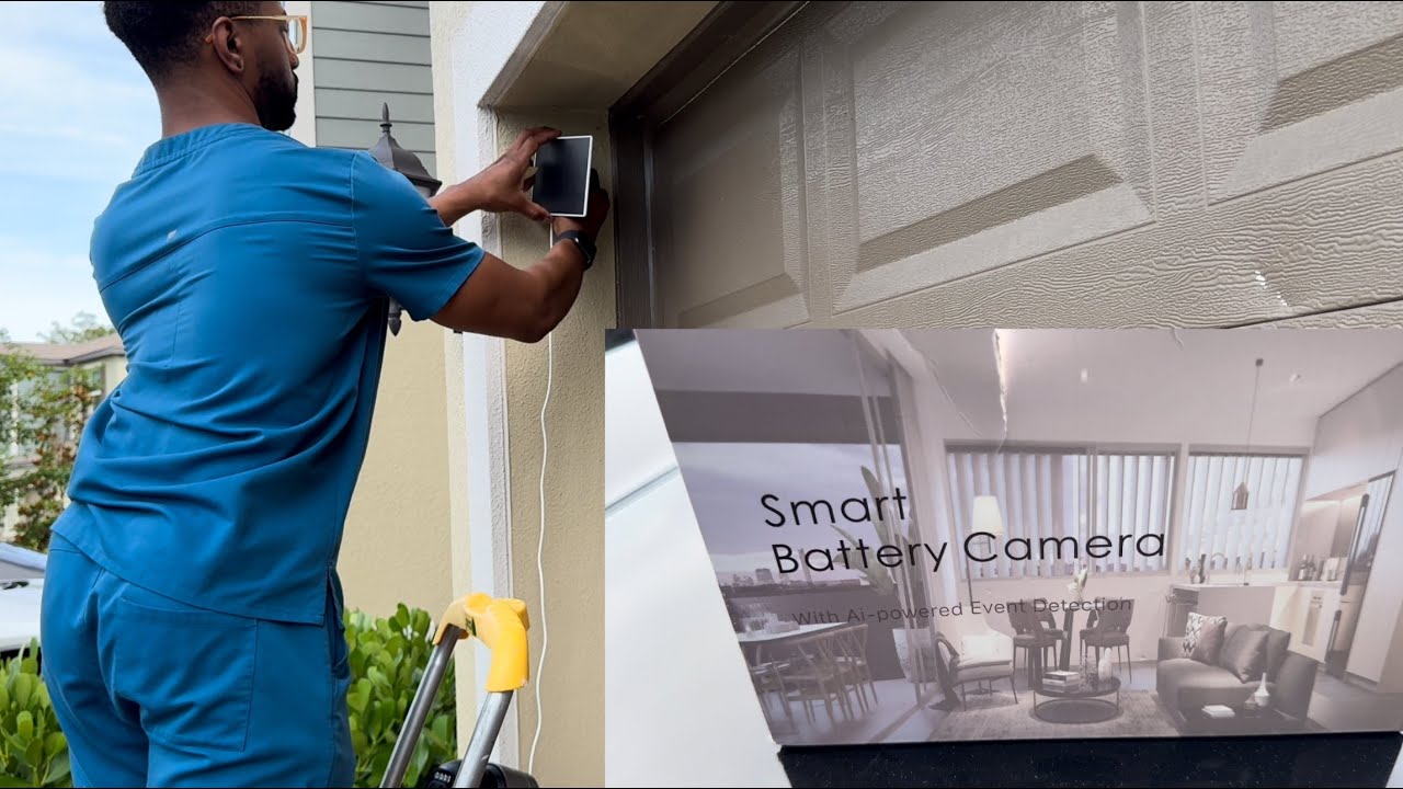 VSTARCAM Solar Security Camera Install and Review | Wireless 360° with AI Detection