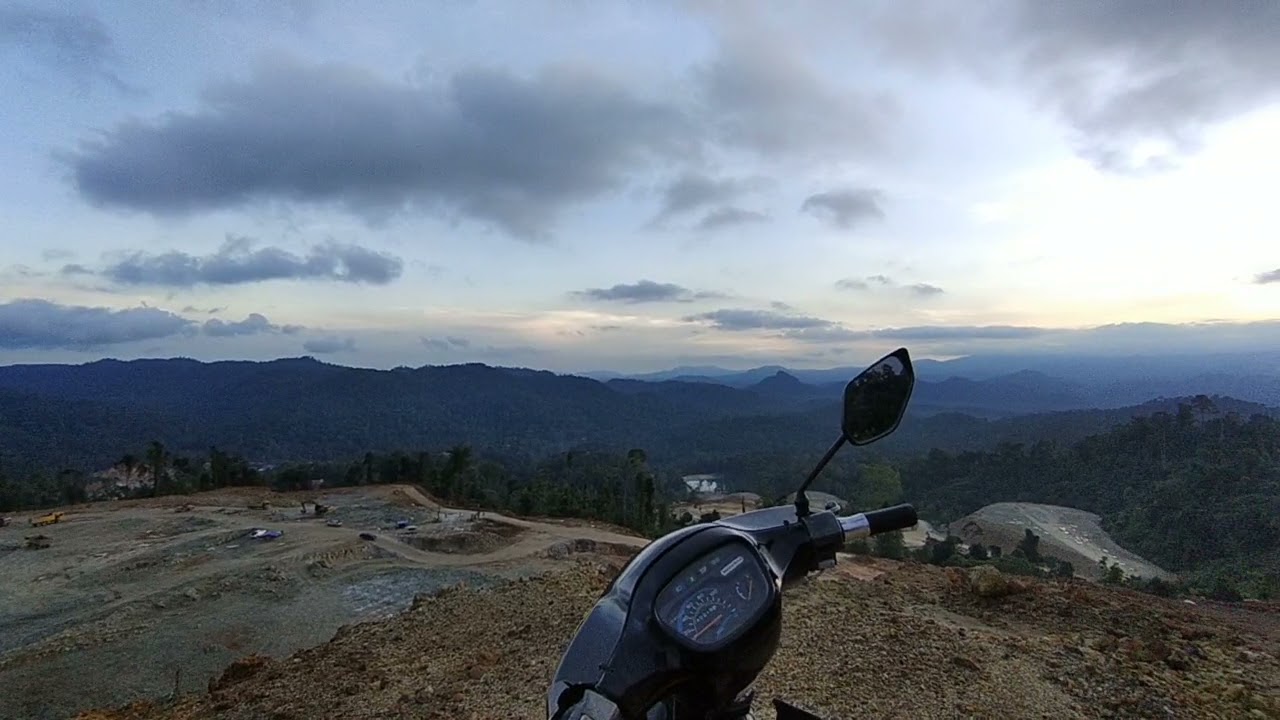 View from the highest peak at Tawau Sabah gold mining