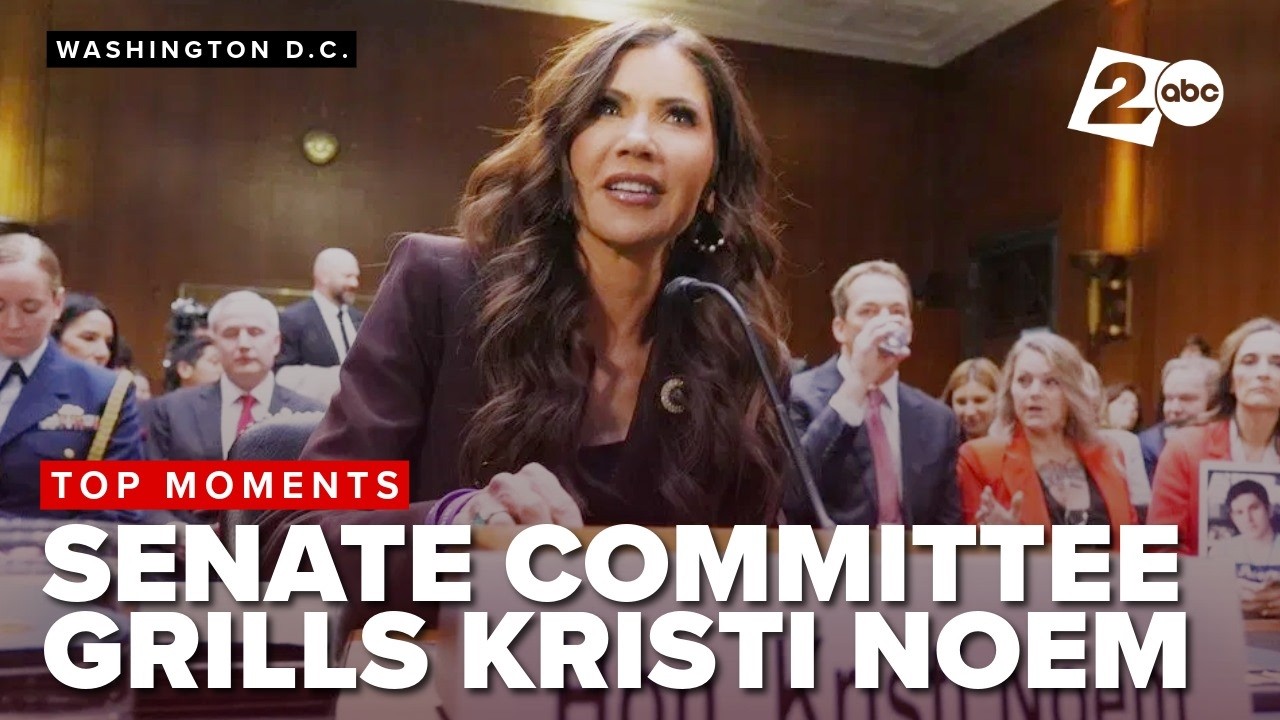DHS Secretary Kristi Noem faces tough Senate Judiciary hearing over Minneapolis protester deaths