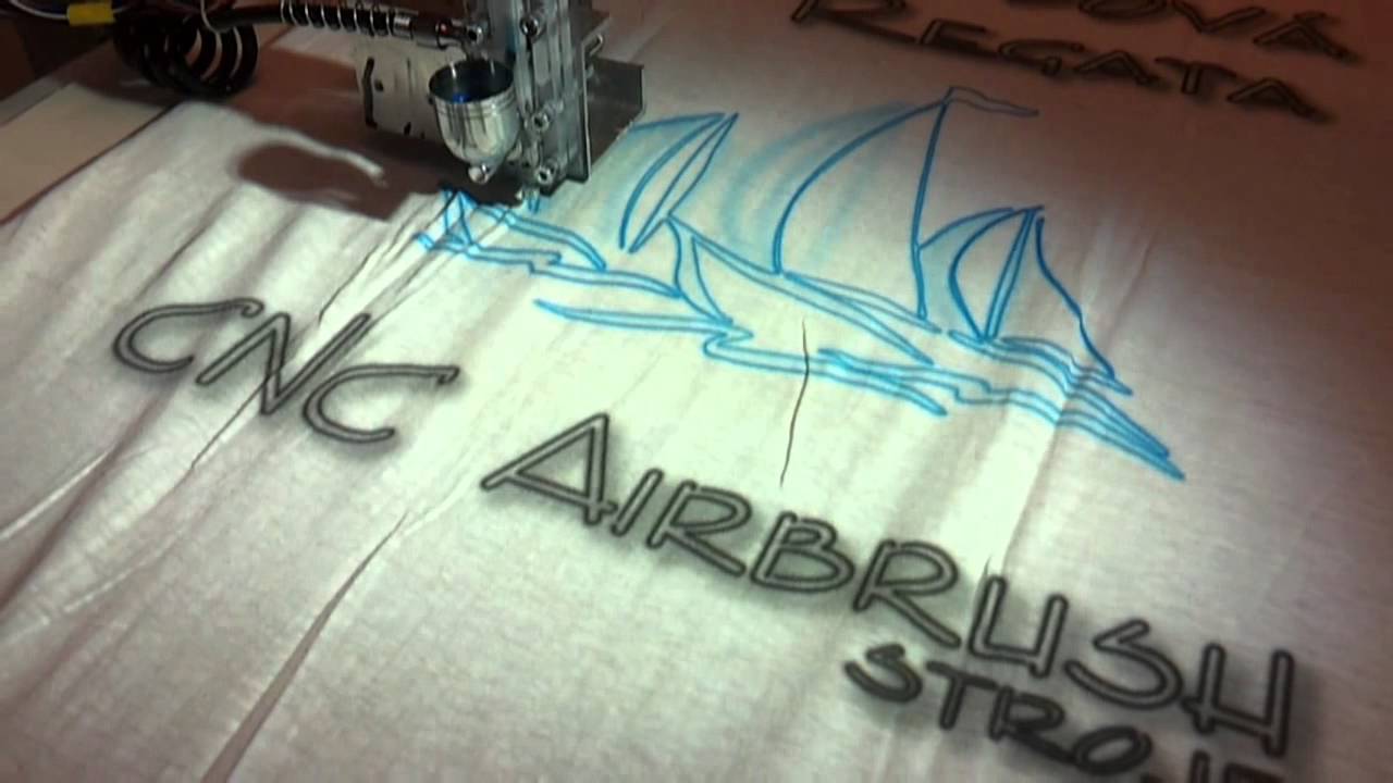 T-shirt Airbrush painting Machine