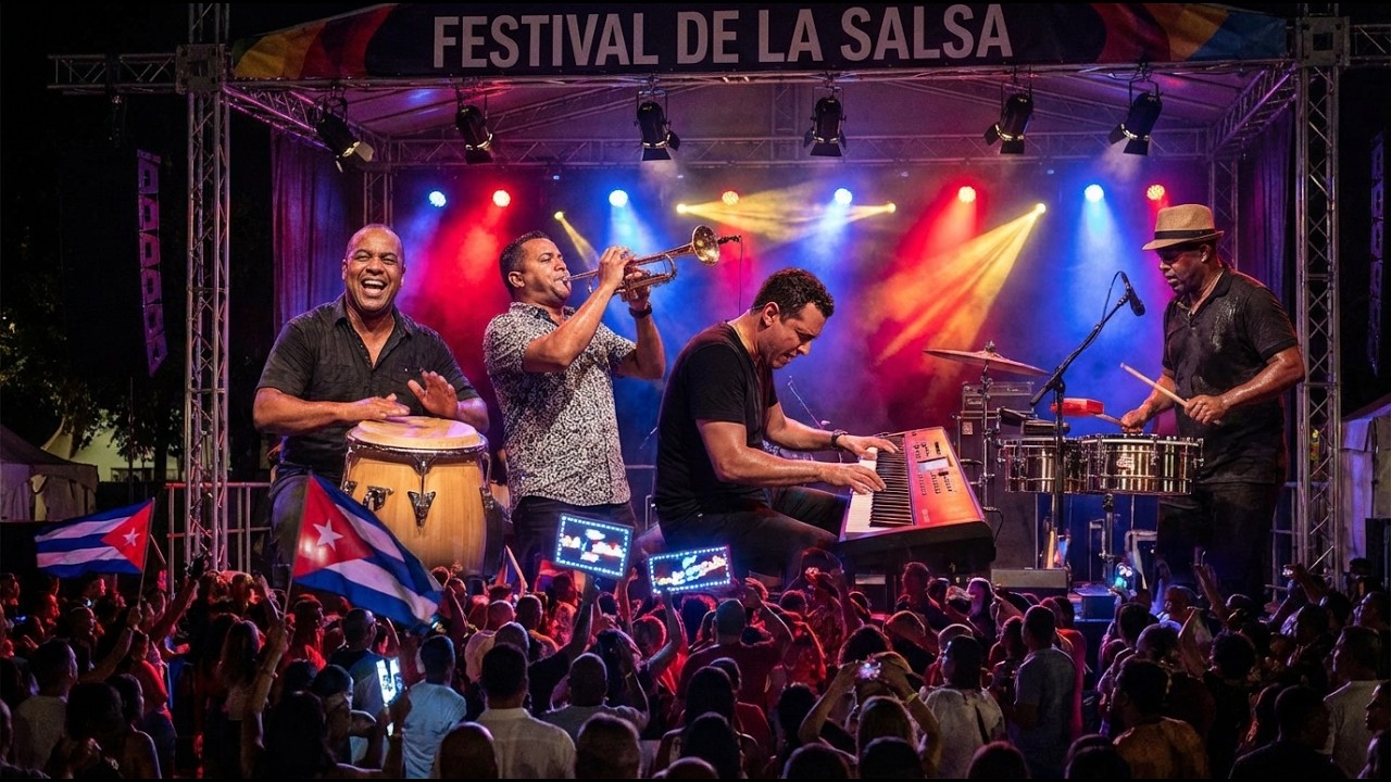 Latin Salsa Music Mix 🌴 Tropical Dance Instrumental