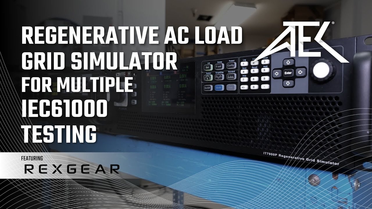 ITECH IT7900P Regenerative AC Load Grid Simulator For Multiple IEC61000 Testing | Ft. REXGEAR