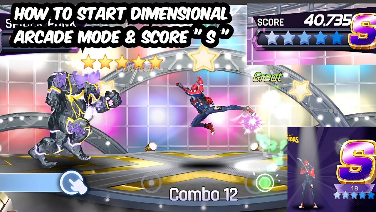 S ⭐️⭐️⭐️⭐️⭐️  - Dimension Arcade Mode is Super and Easy | How to Start and Play