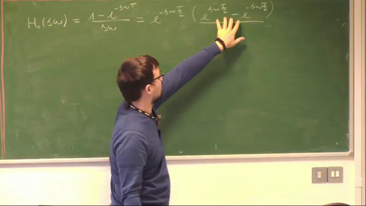 Digital Control - Lecture 3.3:  Zero and First Order Hold (Sampling and Reconstruction)