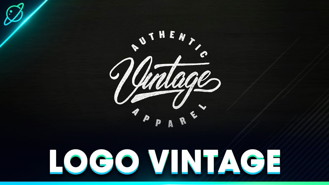 COMO FAZER LOGO VINTAGE NO ILLUSTRATOR ( FÁCIL E RÁPIDO! )