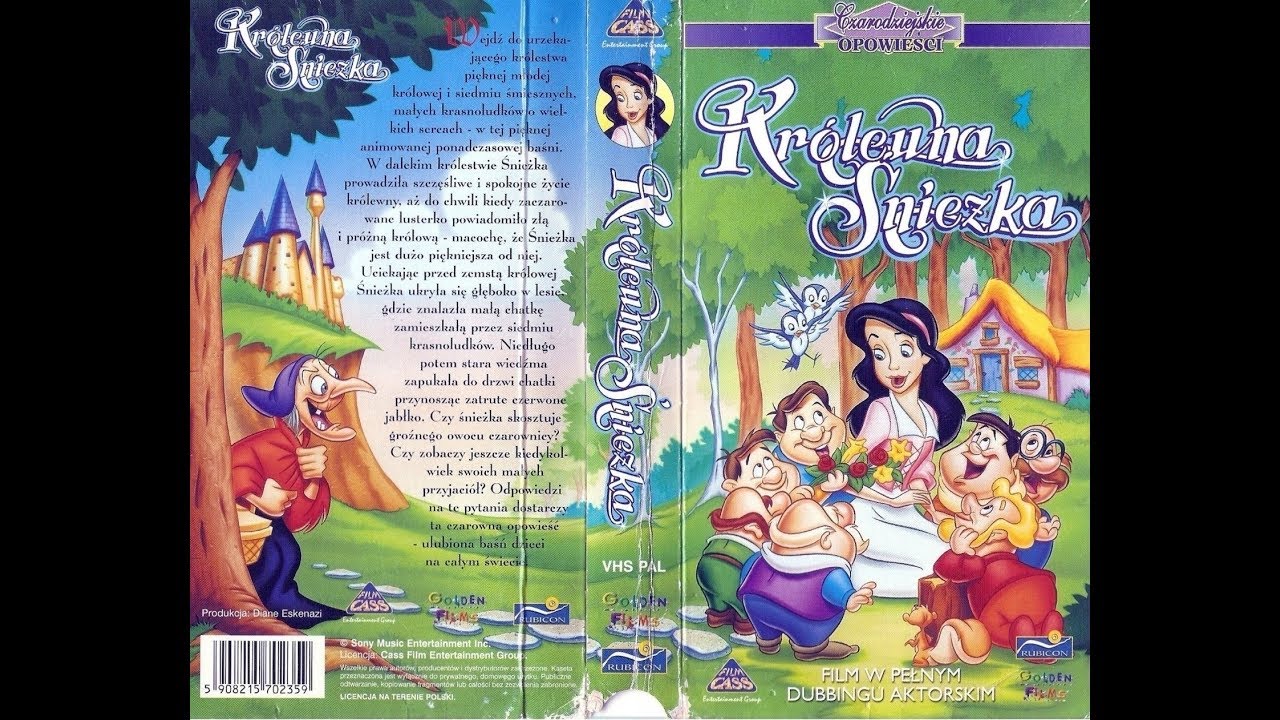 Początek Kasety VHS - Królewna Śnieżka