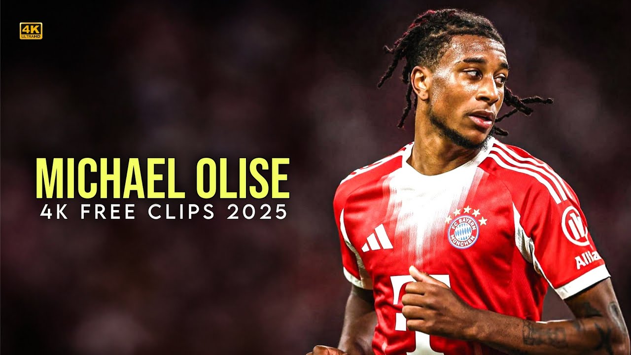 Michael Olise 2025 • 4K Clips For Edits • Free Scene Pack + No Watermark 2160p | D74 Edits 2.0