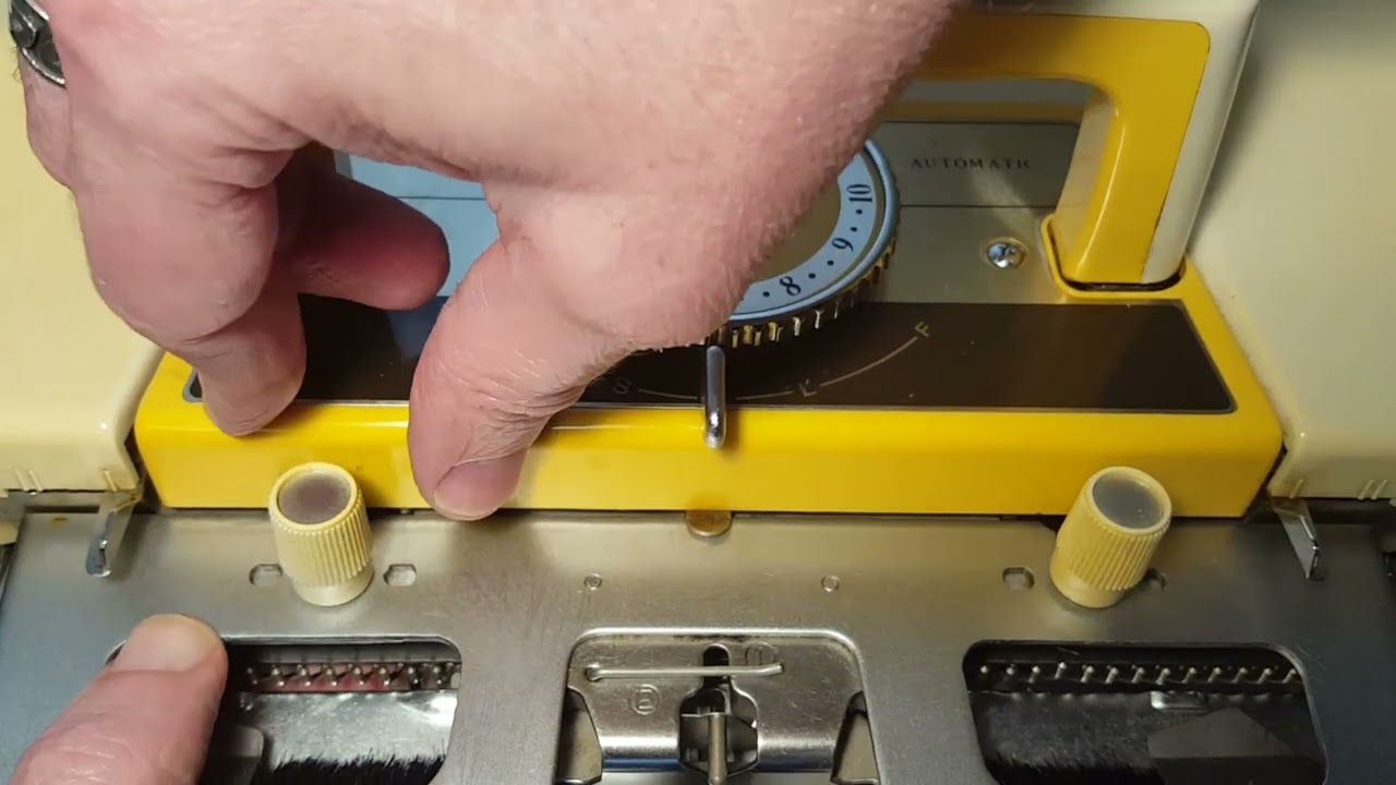 Setting up the Empisal Knitmaster 321