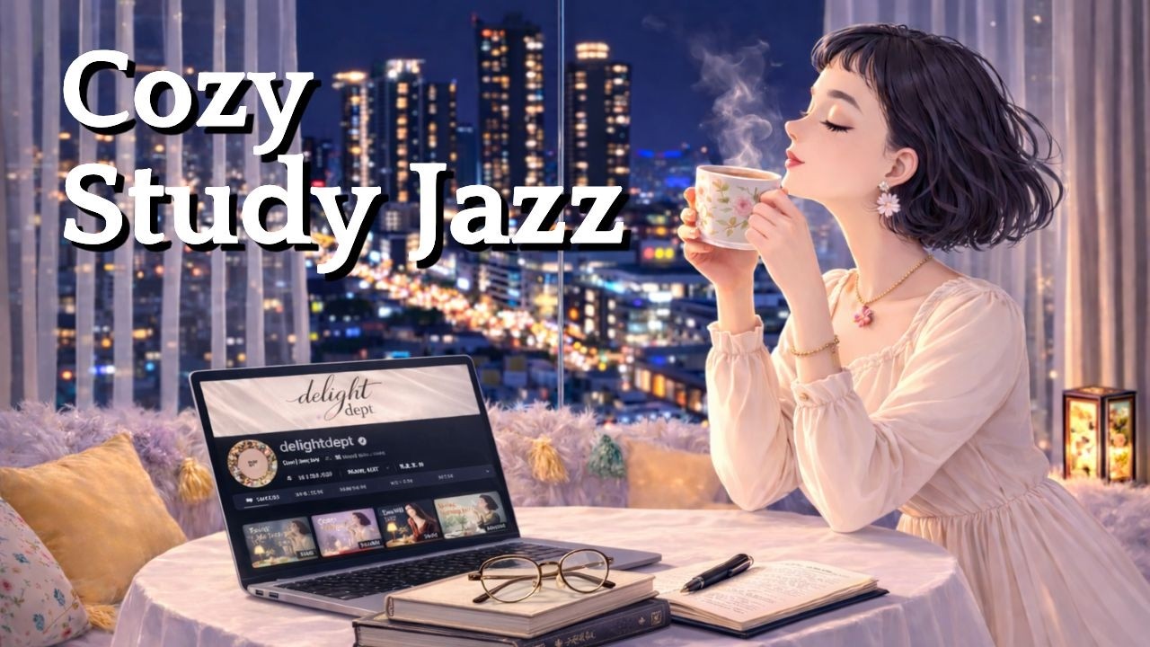 Уютный джаз для учебы ☕ Мягкий вокальный джаз для чтения и фокуса | Музыка для кафе (3 часа)