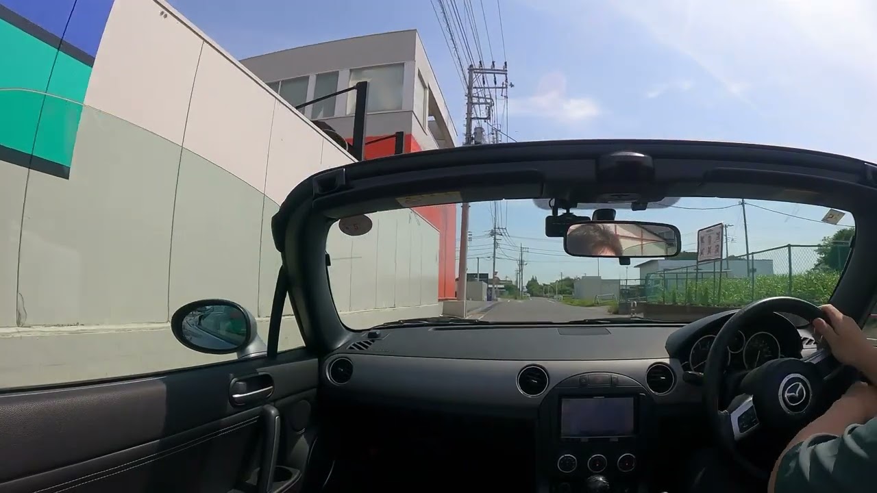 【ASMR】バブリング音いっぱい！NCロードスターで筑波山ドライブ　排気音／exhaust sound