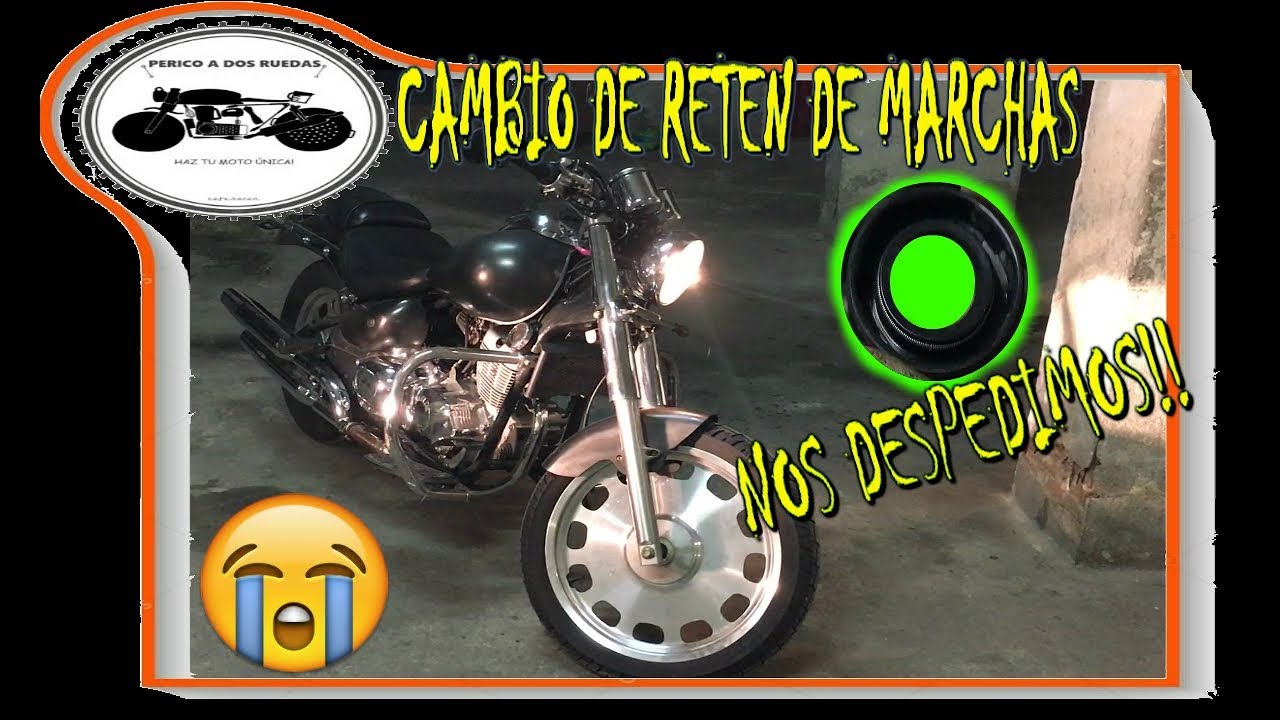cambio de RETÉN de MARCHAS Daelim Daystar 125// video triste