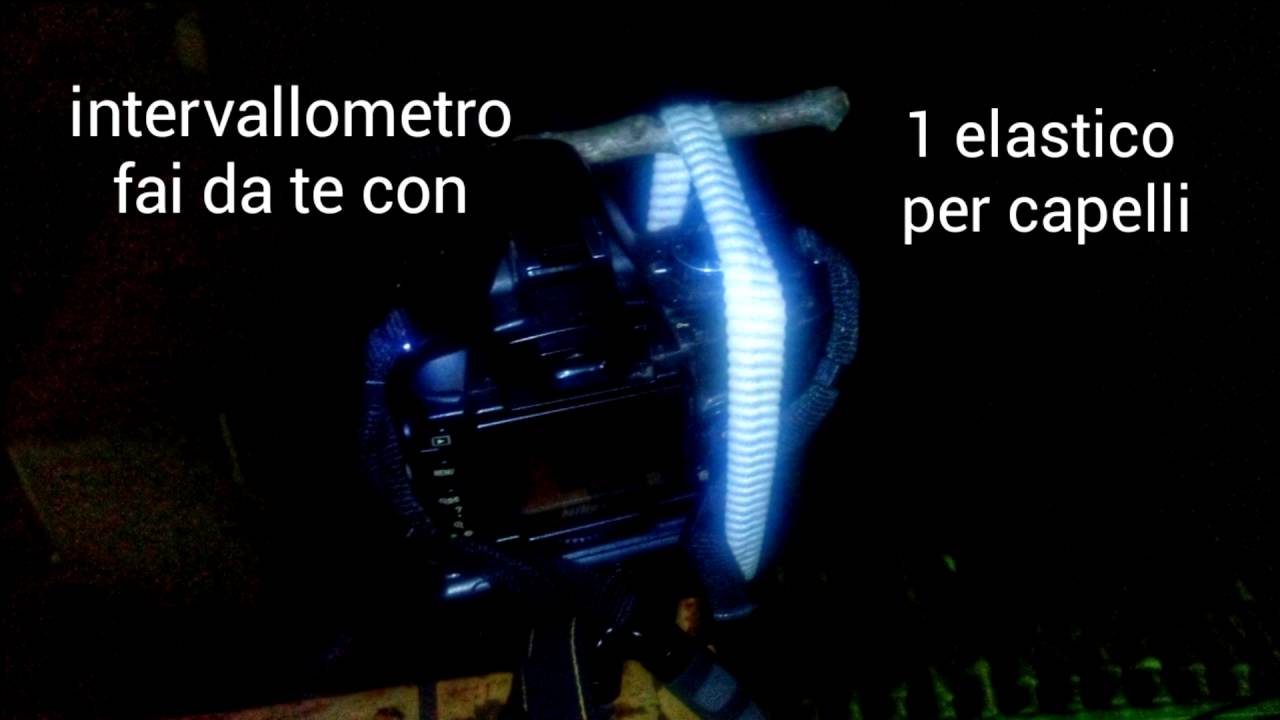 Intervallometro fai da te homemade Frascineto night time lapse