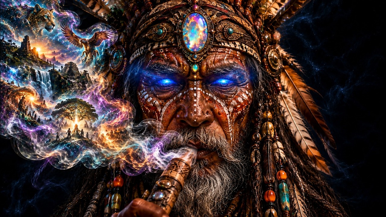 Psytrance 2026 🔥 Shamanic Visions | 1 Hour Full-On Psytrance &bull; Trippy Visuals
