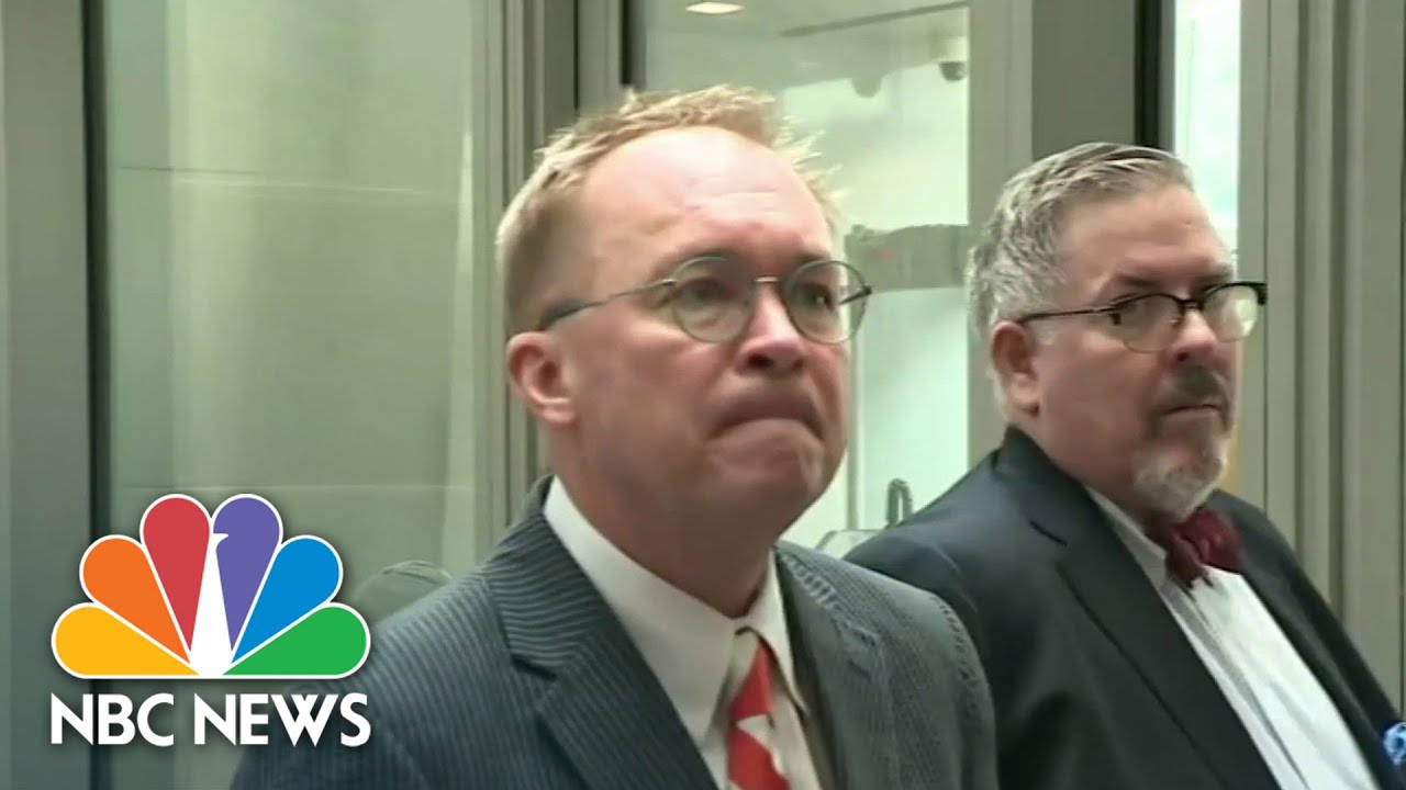 Mick Mulvaney, Former Trump Acting Chief Of Staff, Testified With Jan. 6 Committee Today