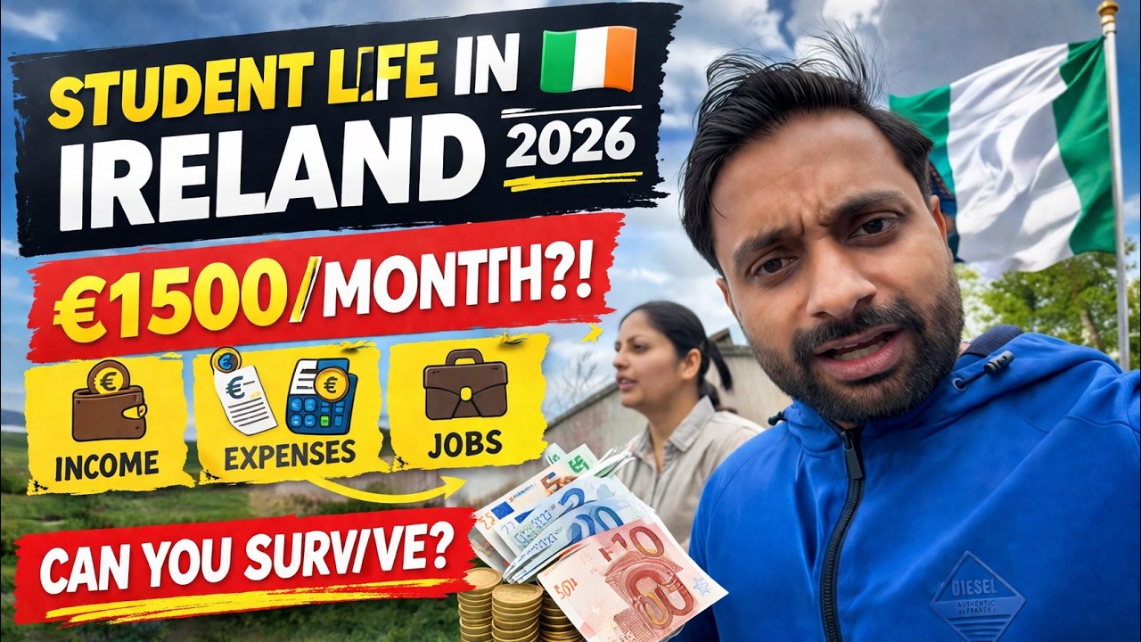 Cost of living in Ireland/Dublin 2026 | Jobs, Expenses, Rent & Savings 😲
