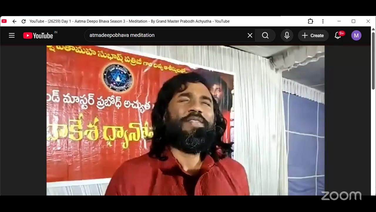 Daily Morning Meditation By Grand Master Prabodh Achyutha