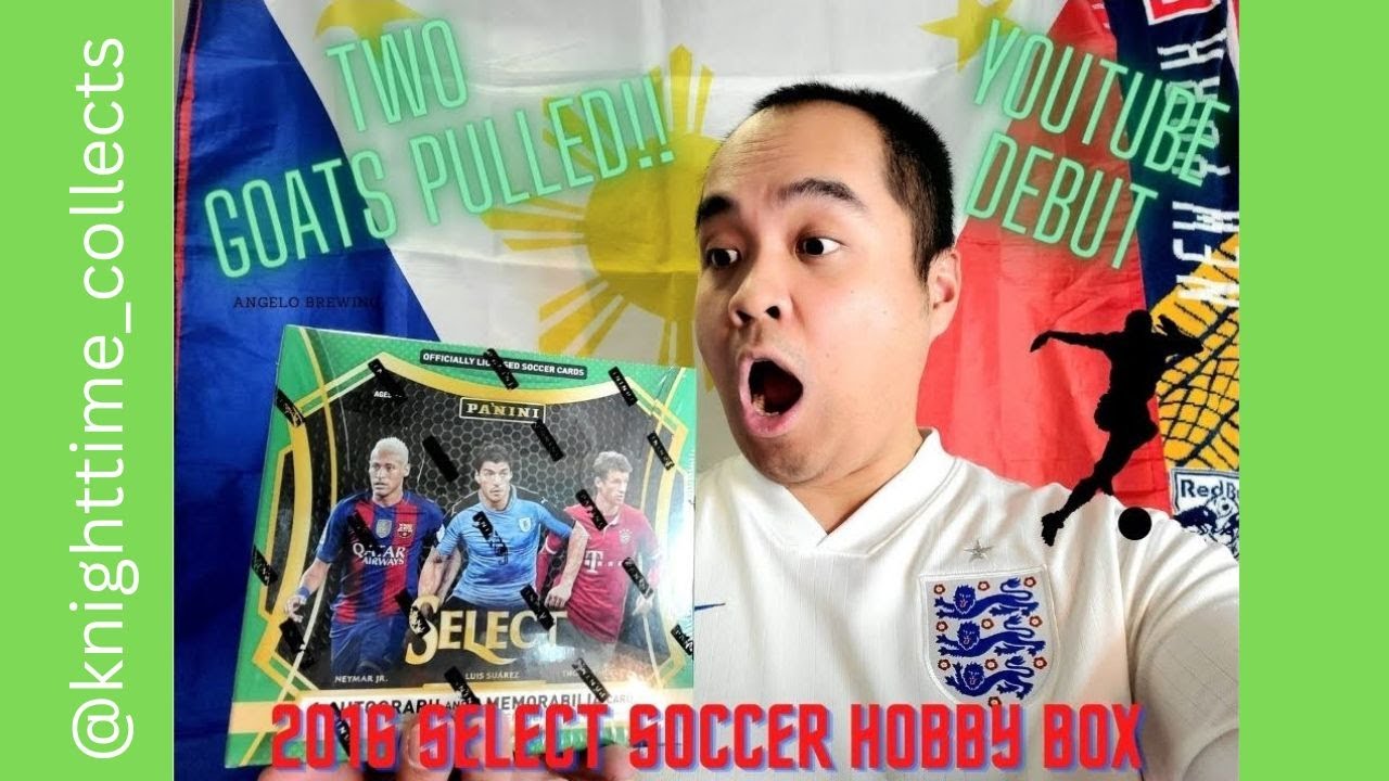 TWO GOATS PULLED!! 2016 Select Soccer Hobby Box Opening