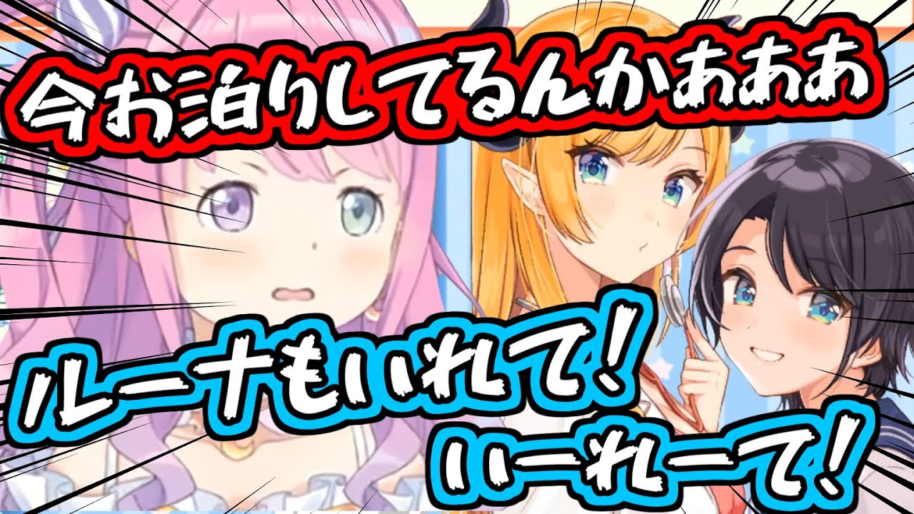 【ちょこスバ】深夜3時に長文を送りつけて荒ぶるーナ姫【ホロライブ切り抜き】
