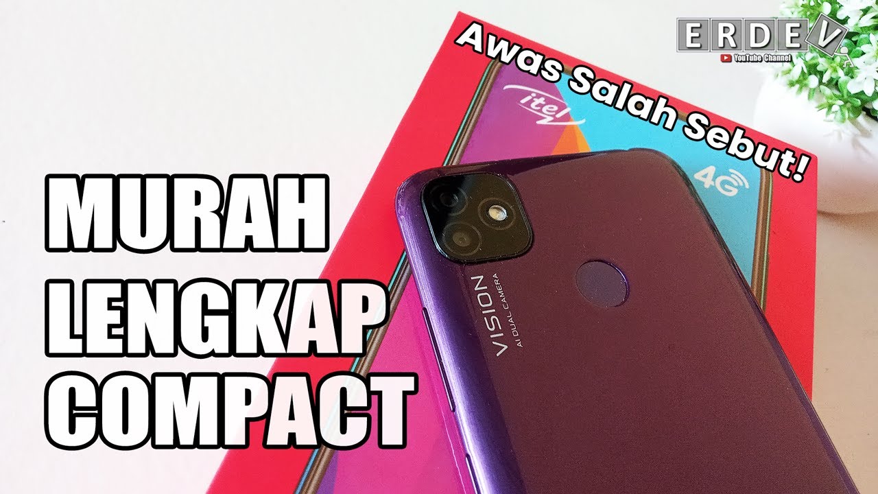 UNBOXING ITEL VISION 1 - HP Murah Pendatang Baru di Indonesia