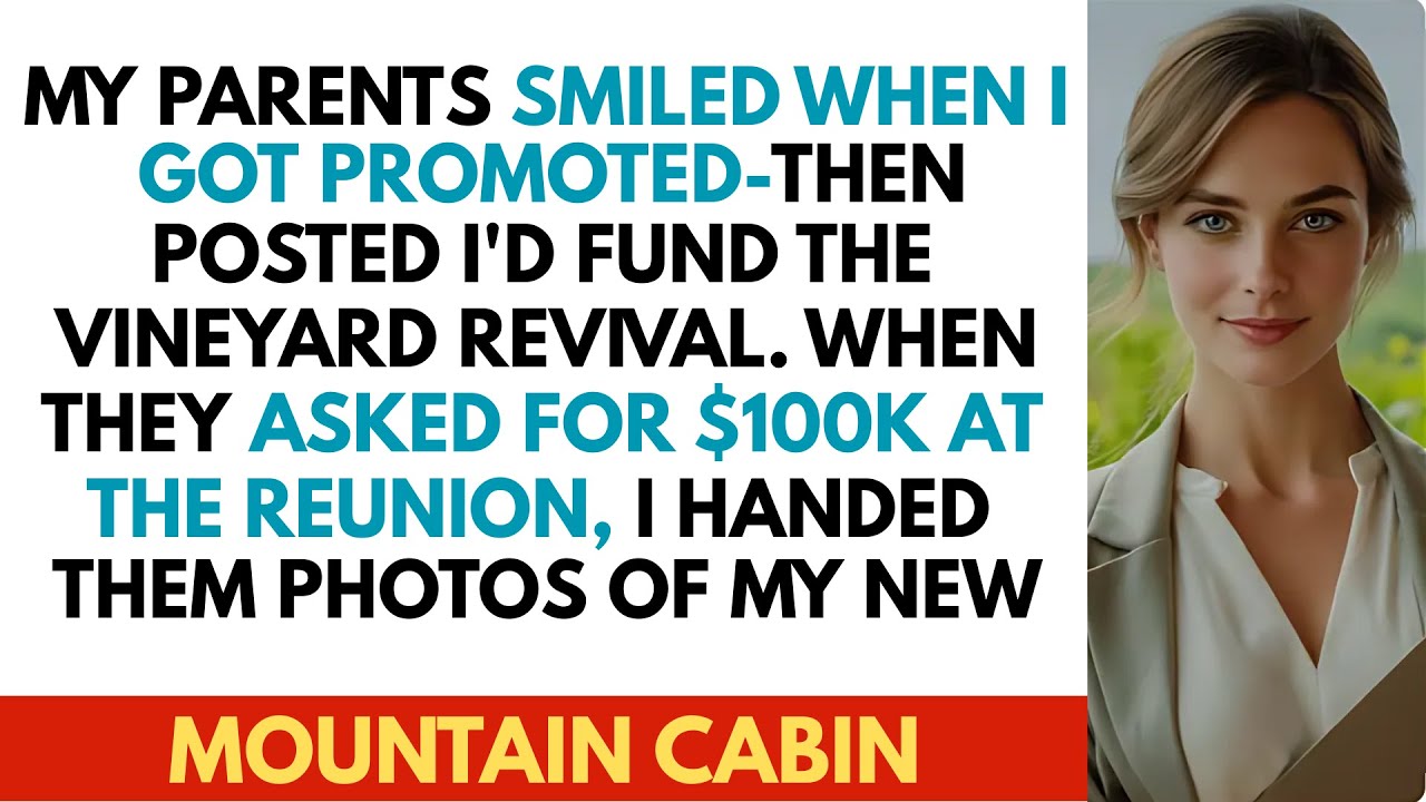 My Parents Chose the Golden Child, Who Bankrupted the Vineyard — Then Begged Me for $100K