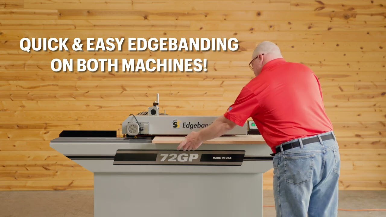 Glue Pot and Hot Air Edgebanders by Safety Speed Manufacturing