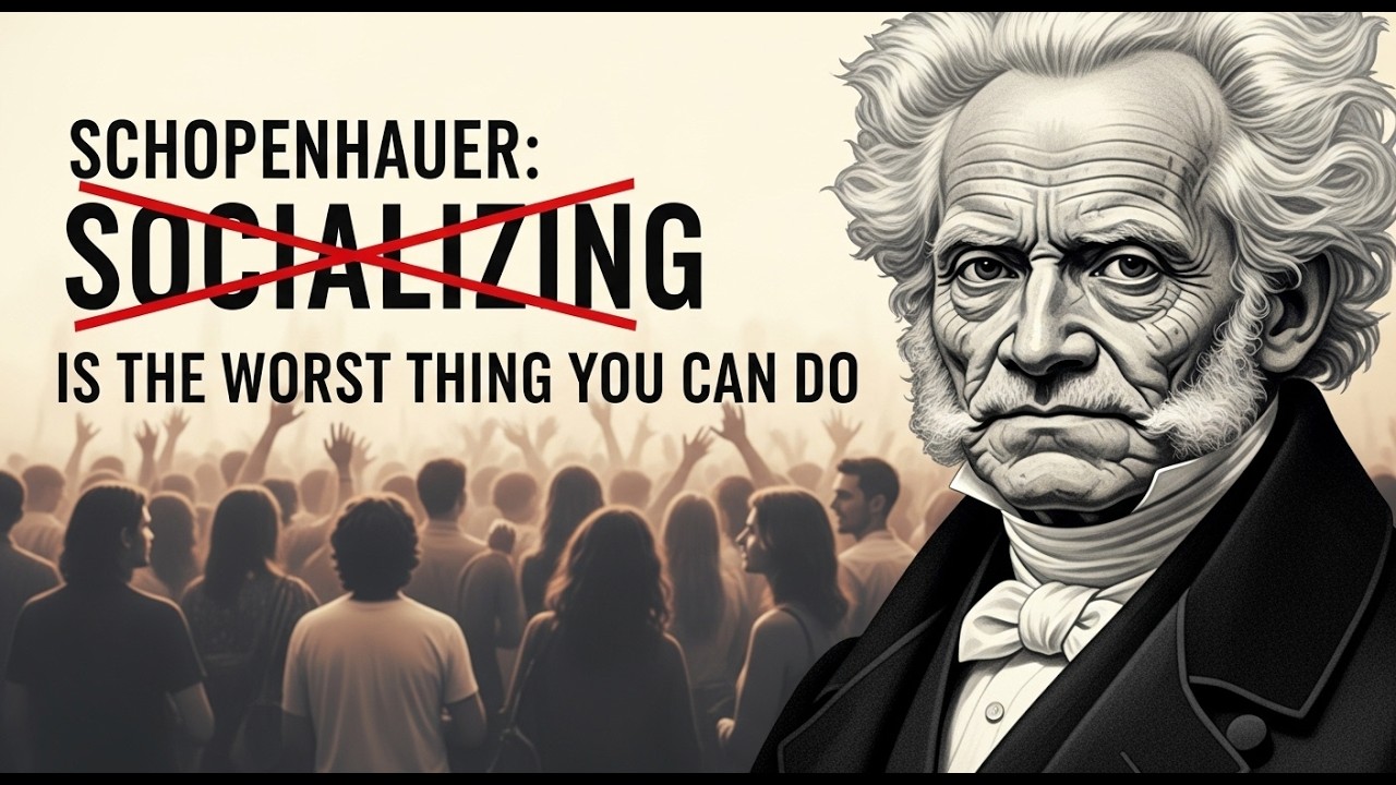 Why Socializing is the WORST Thing You Can Do – Schopenhauer