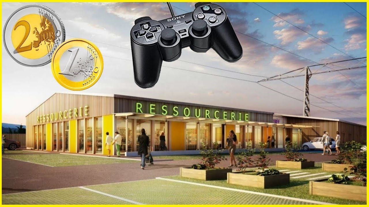 Achat RESSOURCERIE - Jeux Vidéos & Jouets 🤖🎮 #haul #jeuxvidéo #gaming #videgrenier #viral #brocante