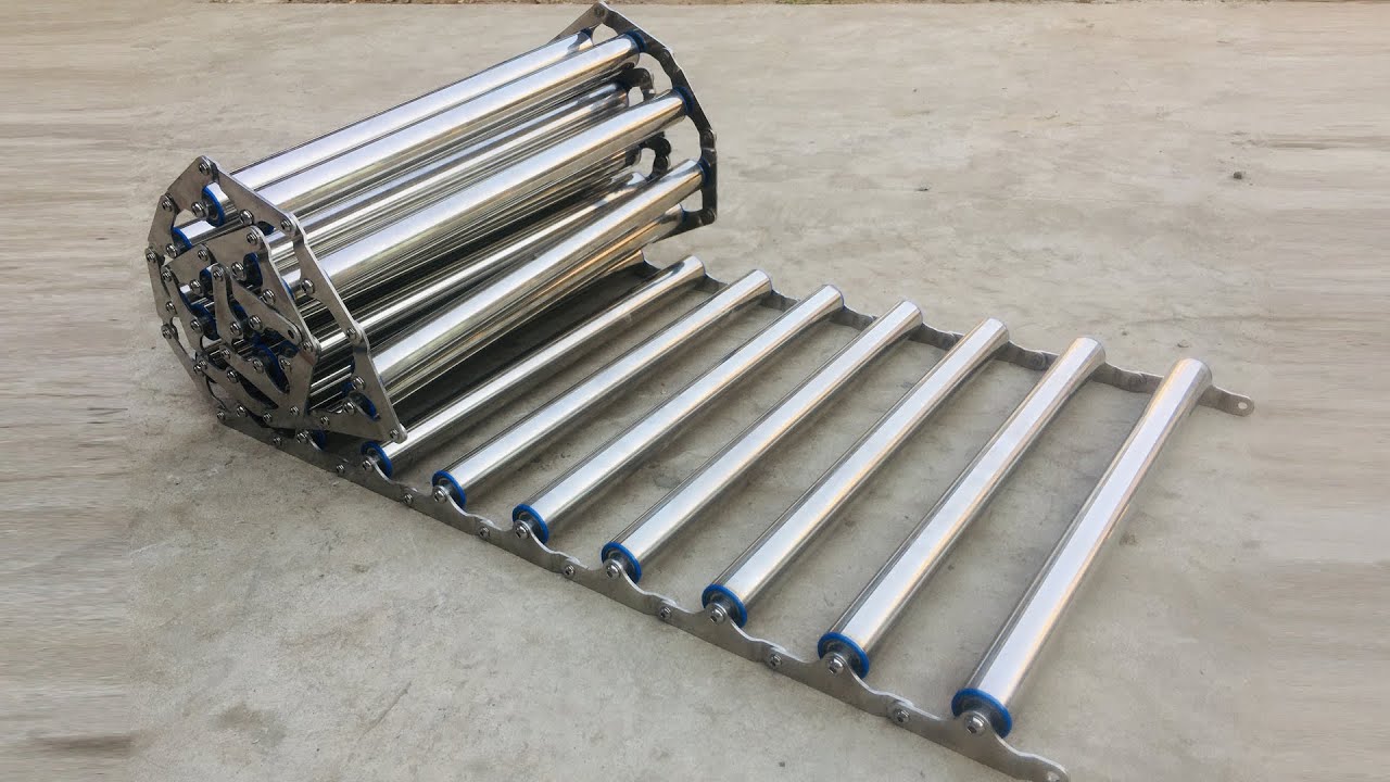 Foldable Gravity Floor Roller Conveyor