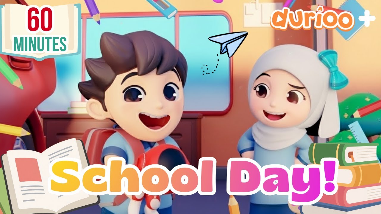 🎒Alif and Anis: Lets go to school!🏫 🎞️ | From the Makers of Omar and Hana | @DuriooEnglish