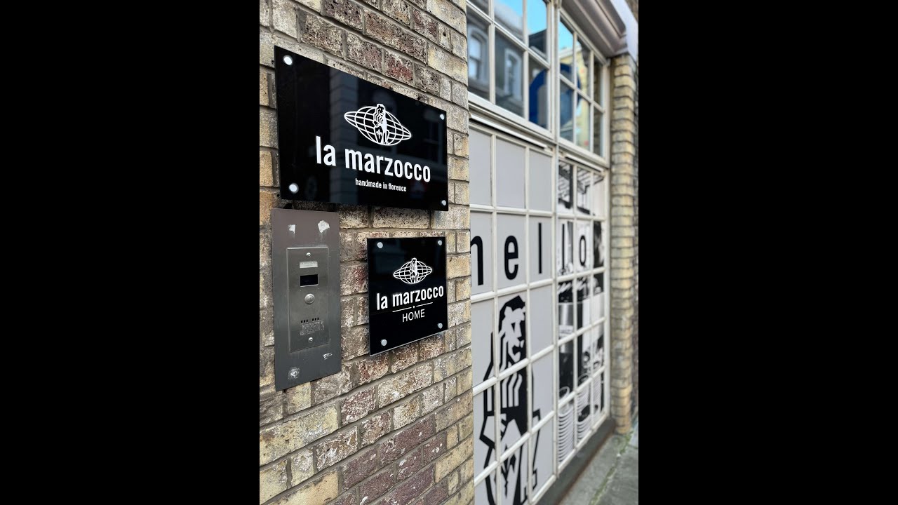 La Marzocco's branch tour in the vibrant Shoreditch area of London.